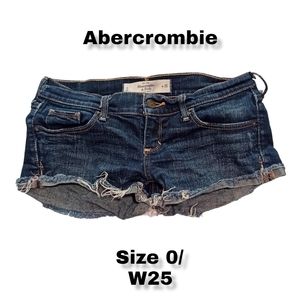 Abercrombie & Fitch Girls Jean Shorts Sz 0